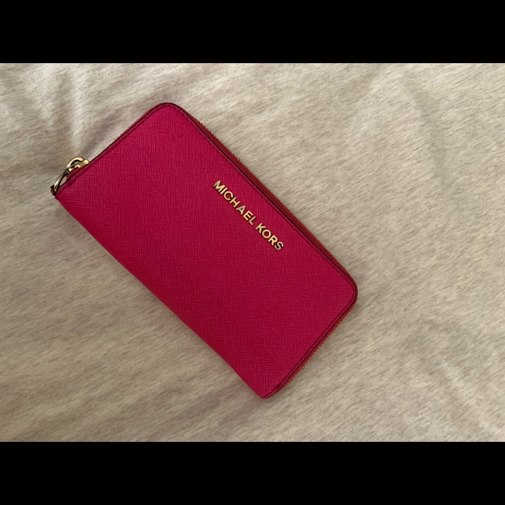 Pink MK Wallet